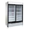Maxx Cold Refrigerator 48 cu.ft., DBL Slide Dr, Comm. Merchandiser, White/Glass MXM2-48RS - alternate 1